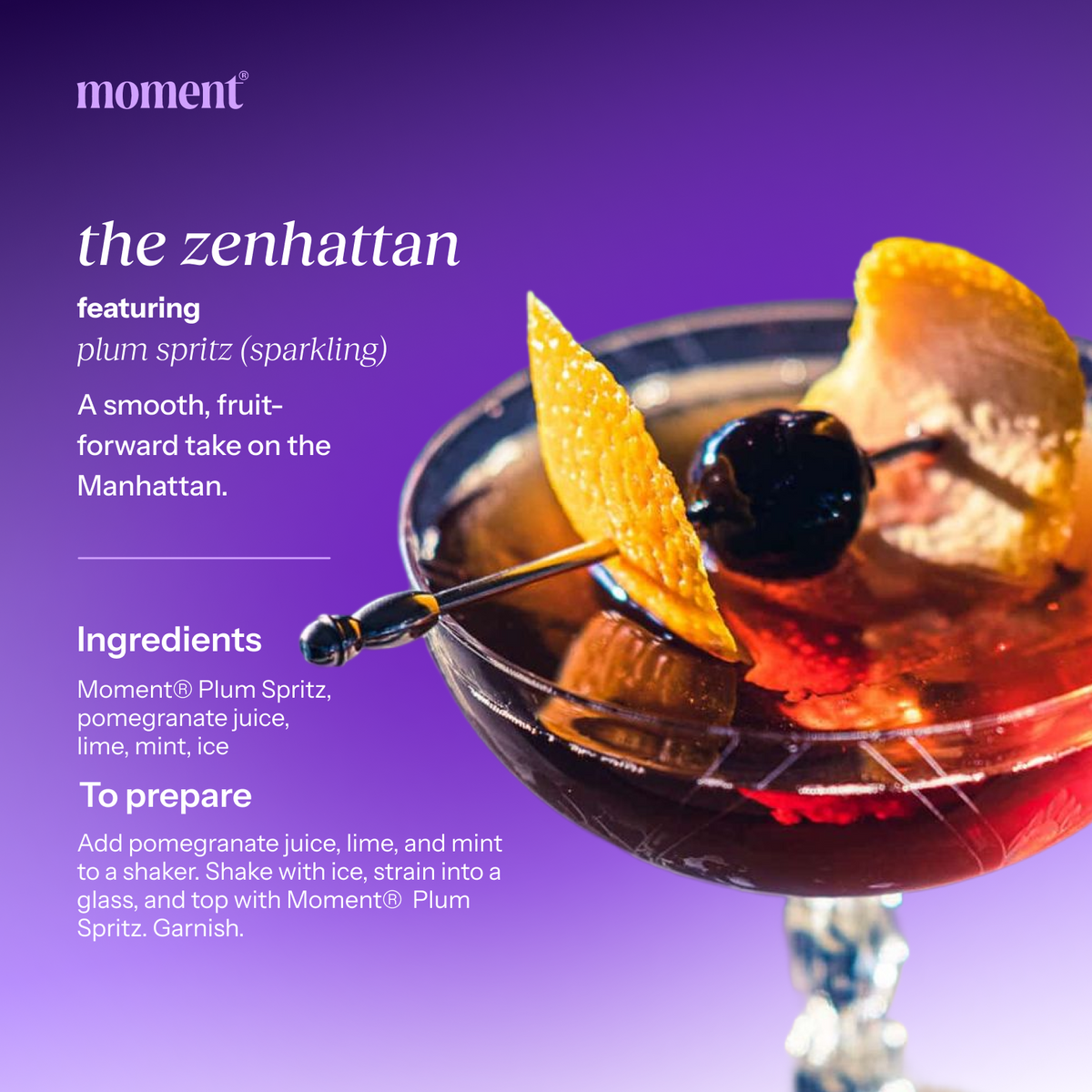 plum spritz (sparkling mocktail | 12 pack) (Online Exclusive)