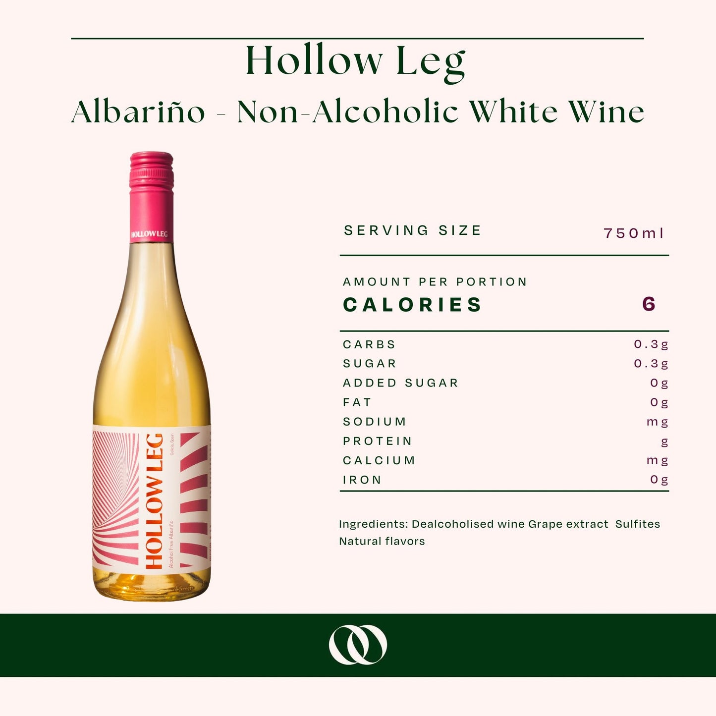 Hollow Leg - Albariño - Non-Alcoholic White Wine (online Exclusive)