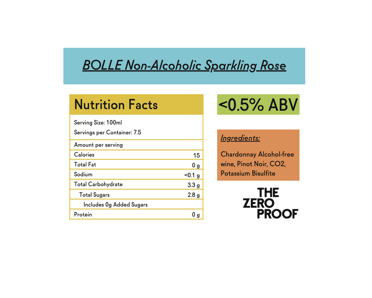 BOLLE Non-Alcoholic Sparkling Rose (Online Exclusive)