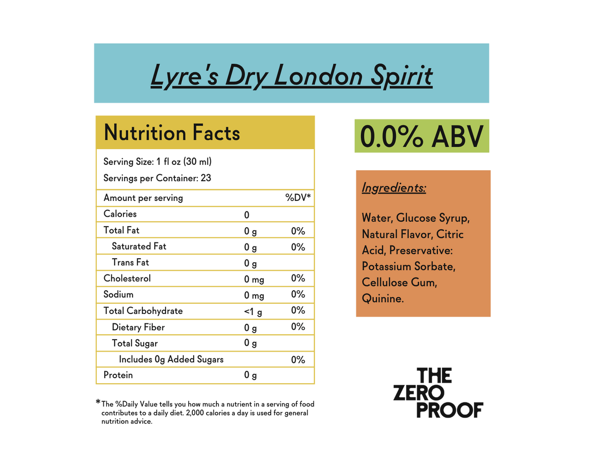 Lyre's Dry London Non-Alcoholic Spirit (Online Exclusive)