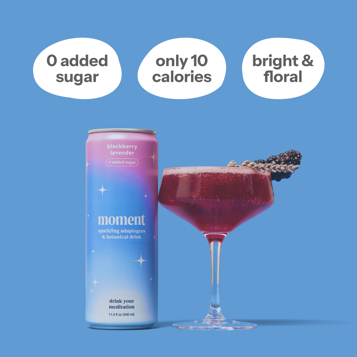 blackberry lavender (botanical soda | 24 pack) (Online Exclusive)