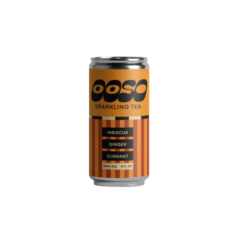 Ooso Sparkling Tea hibiscus and ginger