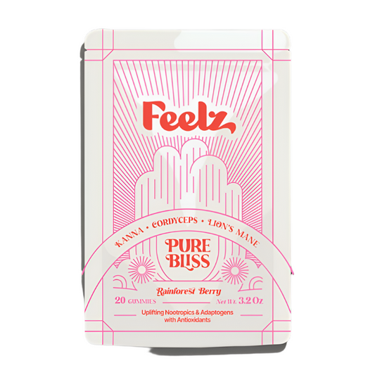 Feelz Pure Bliss Rainforest Berry-Kanna, Cordyceps, Lions mane
