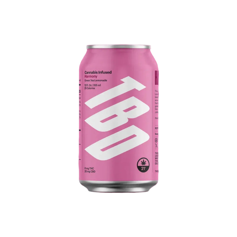 Pink can with 'TBD' branding on a pink background