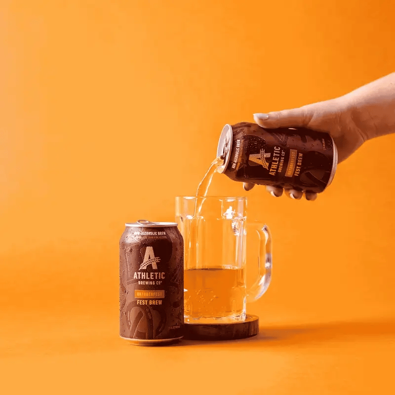 Athletic Brewing Oktoberfest Non-Alcoholic Beer Single Can