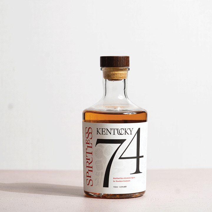 Spiritless Kentucky 74 Spiced Cinnamon Non-Alcoholic Whiskey (Online Exclusive)