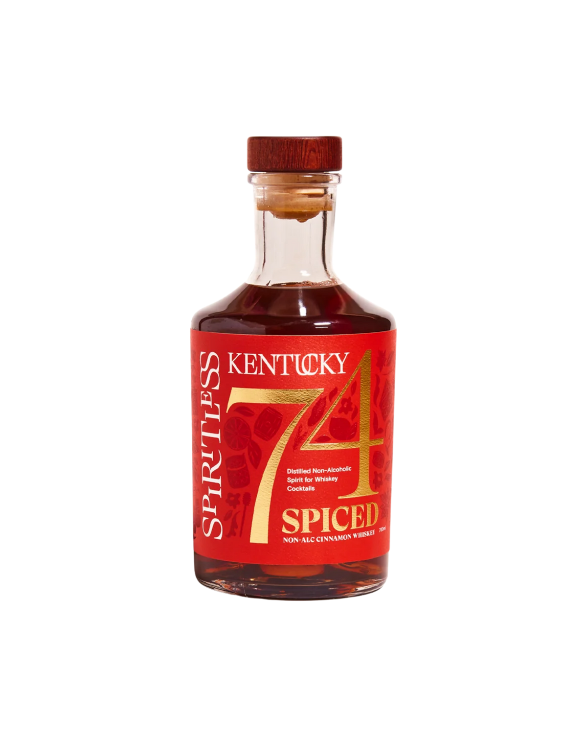 Spiritless Kentucky 74 Spiced Cinnamon Non-Alcoholic Whiskey (Online Exclusive)