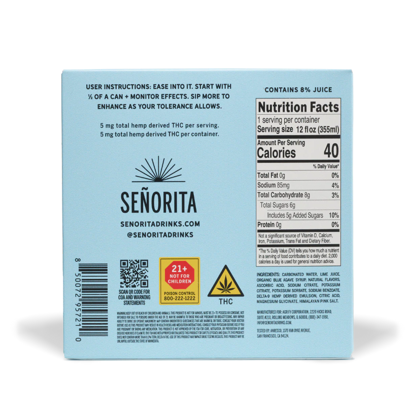 Señorita Ranch Water 10mg