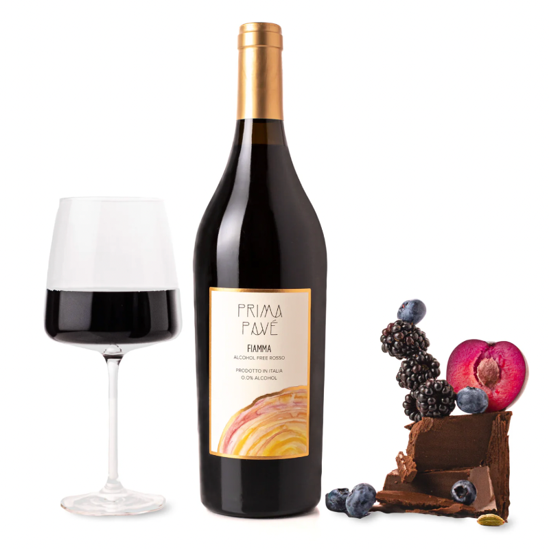 Prima Pave Fiamma Alcohol-Free (0.0) Red Wine