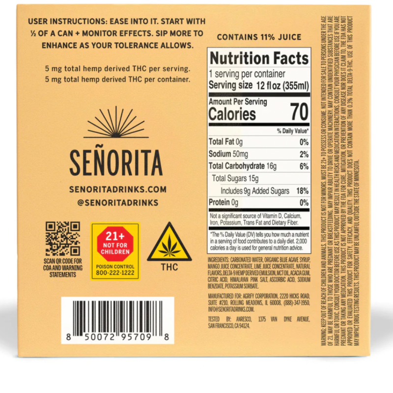 Señorita Mango Margarita 5mg