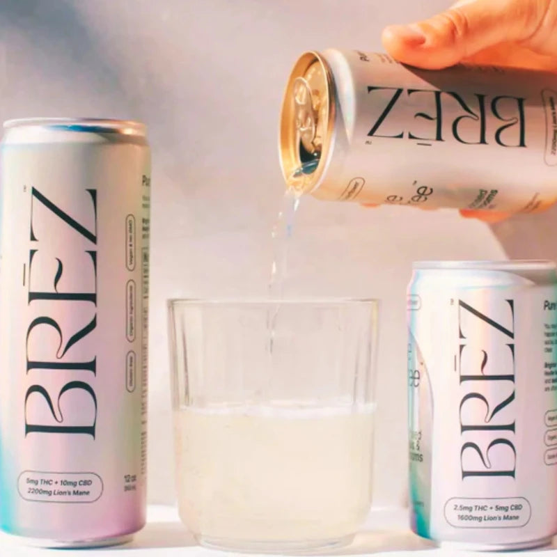BRĒZ Flow Lemon Elderflower with Lion’s Mane