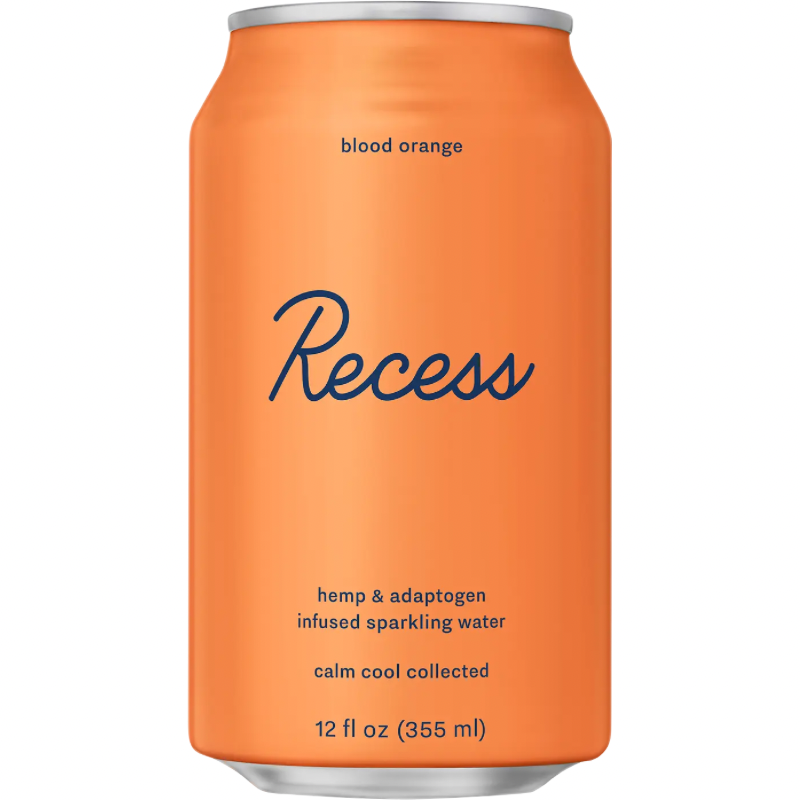 Recess Hemp Infused- Blood Orange sparkling water