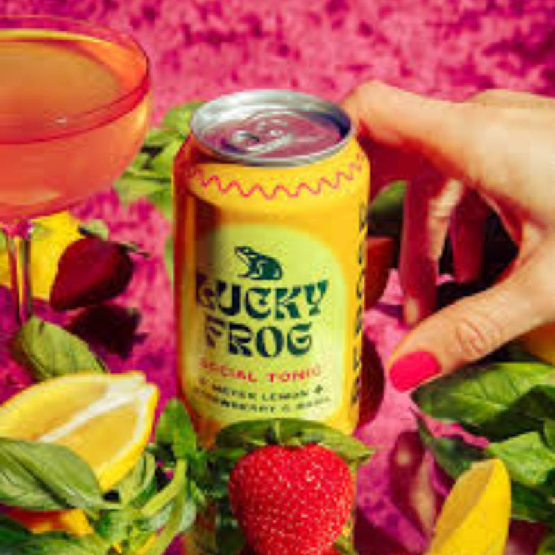 Lucky Frog Repose Meyer Lemon Strawberry Basil