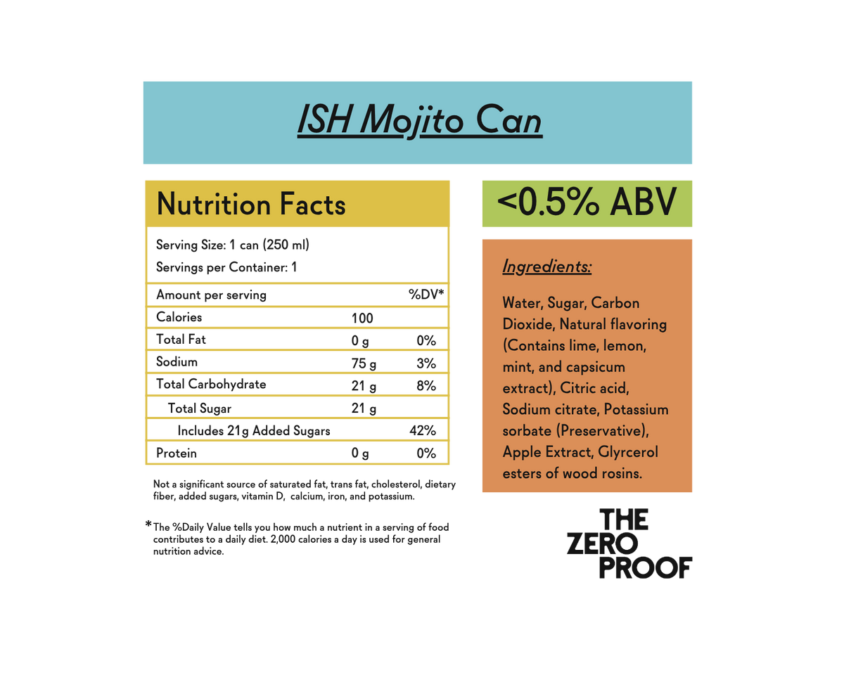 ISH Non-Alcoholic Mojito (Online Exclusive)