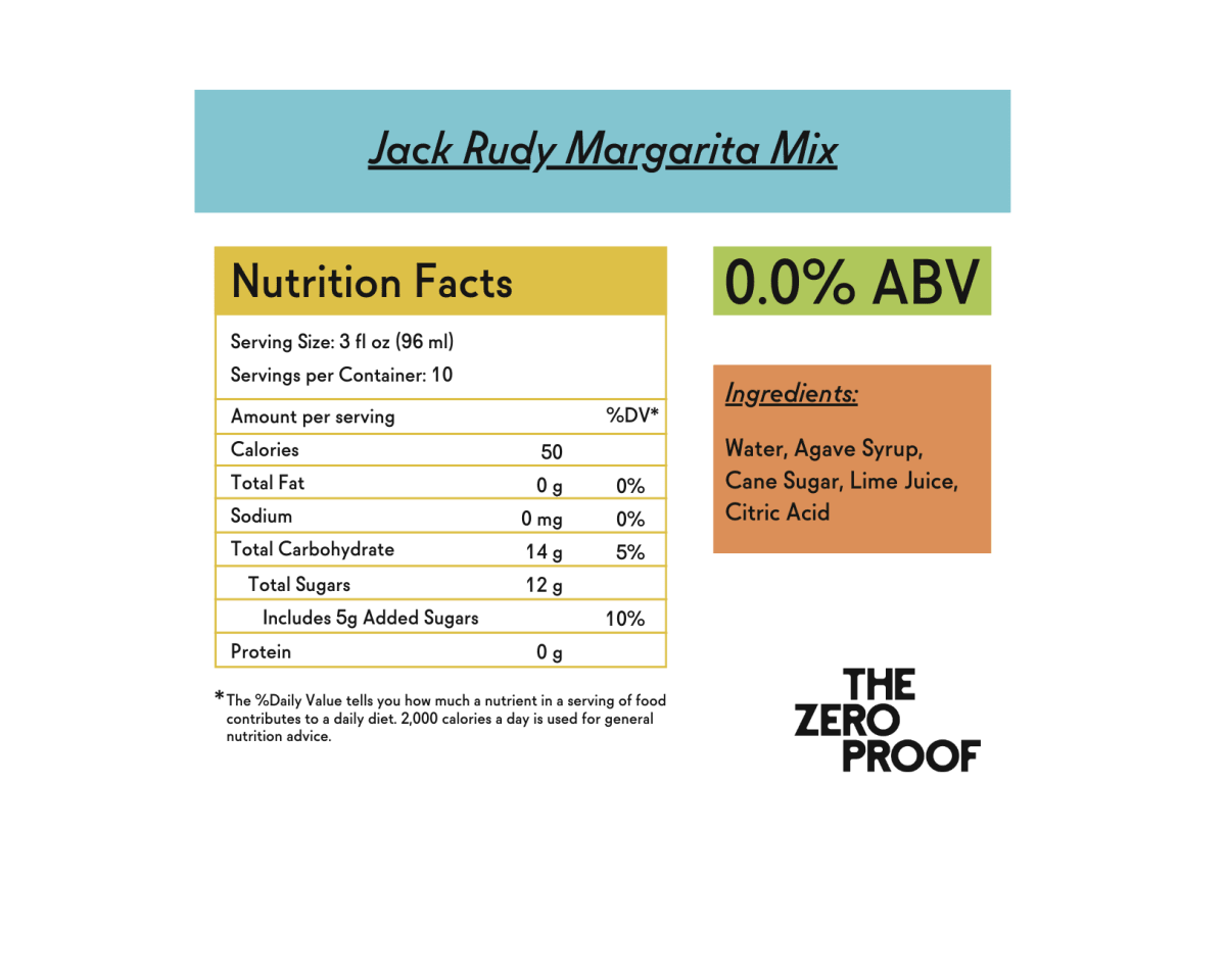 Jack Rudy Margarita Mix (Online Exclusive)