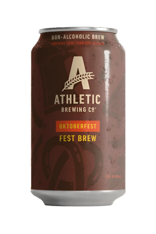 Athletic Brewing Oktoberfest Non-Alcoholic Beer Single Can