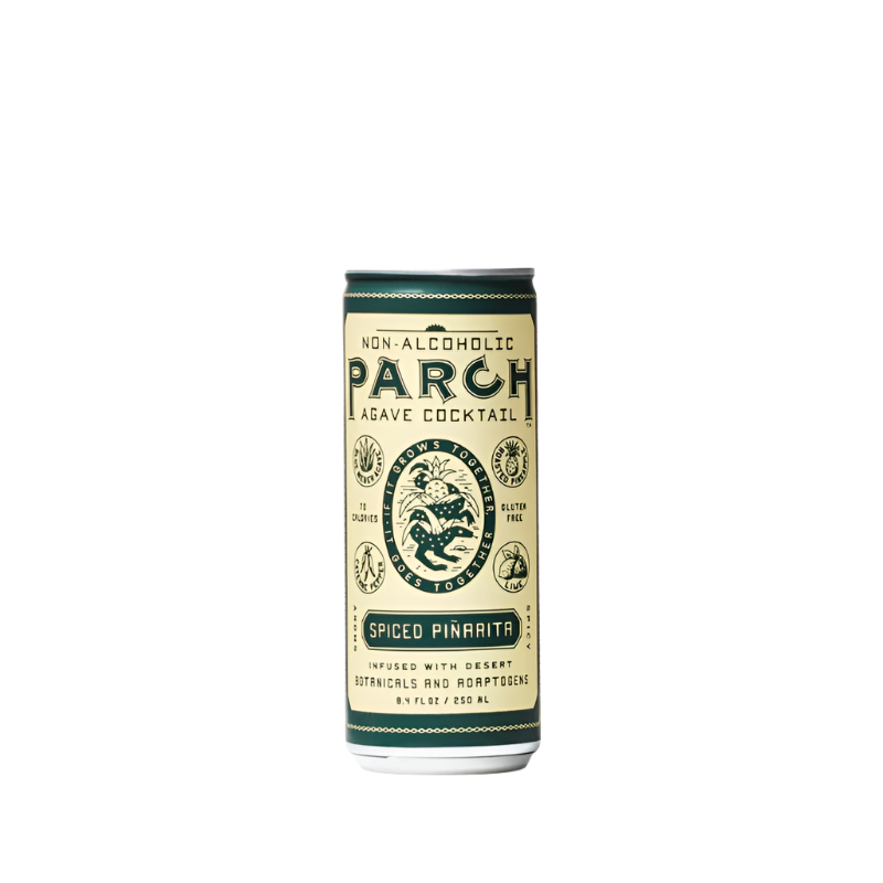 Parch Spiced Piñarita Non-Alcoholic Agave Cocktail Single Can