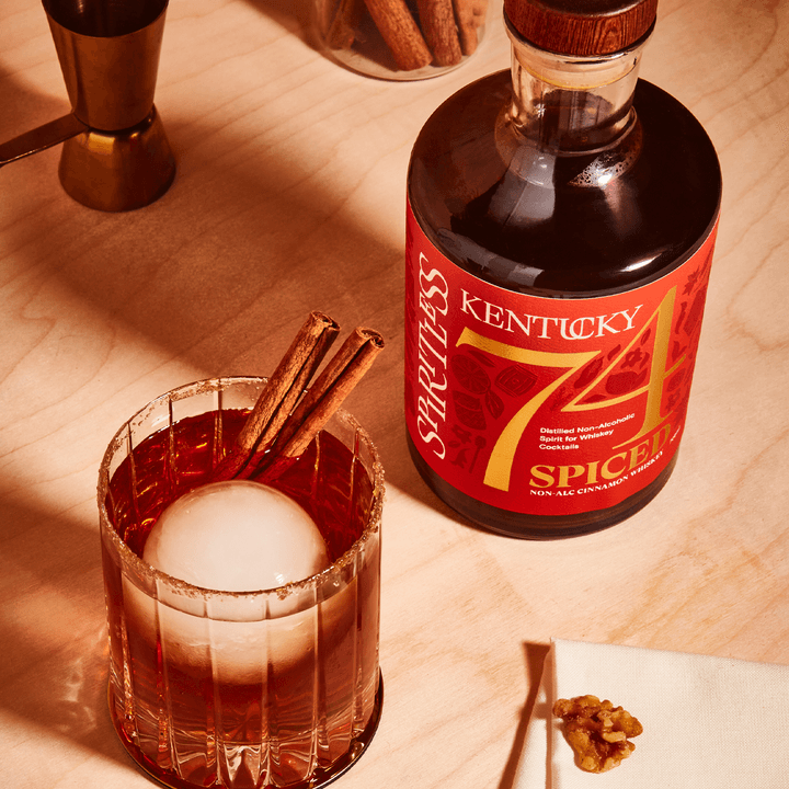 Spiritless Kentucky 74 Spiced Cinnamon Non-Alcoholic Whiskey (Online Exclusive)