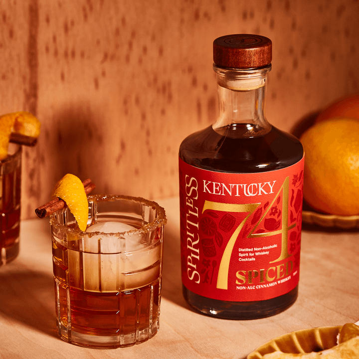 Spiritless Kentucky 74 Spiced Cinnamon Non-Alcoholic Whiskey (Online Exclusive)