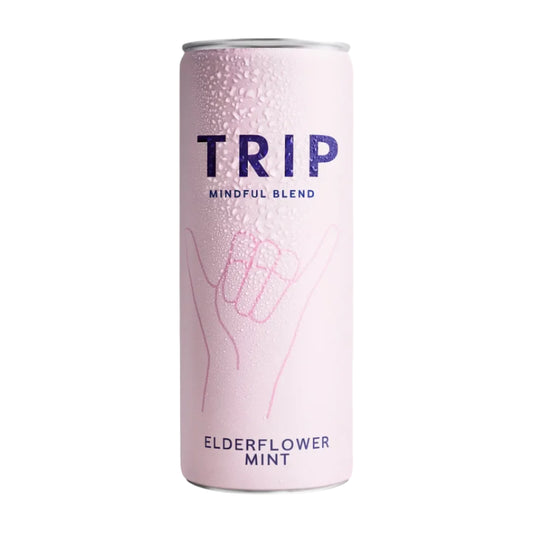 TRIP Mindful Blend Elderflower Mint Sparkling Botanical Drink